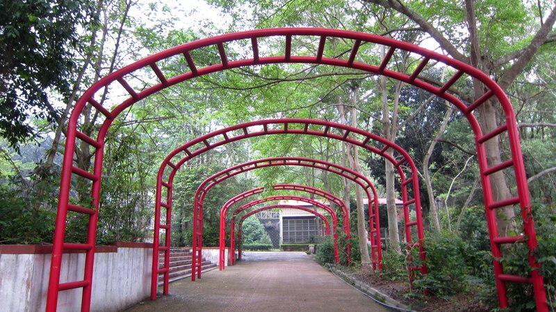 Red Arches in Park