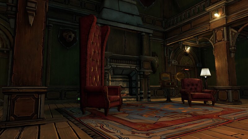 Red Armchairs in Room