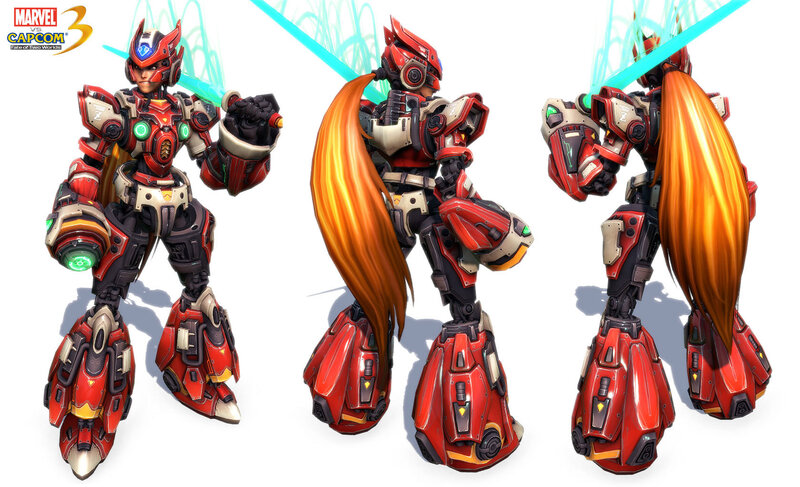 Red Armored Character — Dramatic, Digital Art