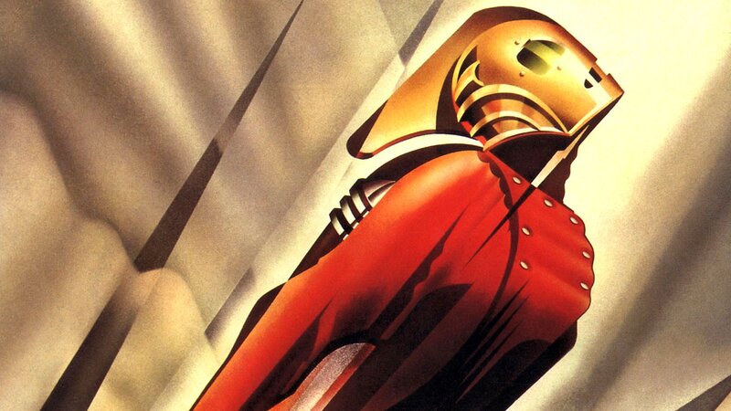 Red Armored Figure — Dramatic, Illustration