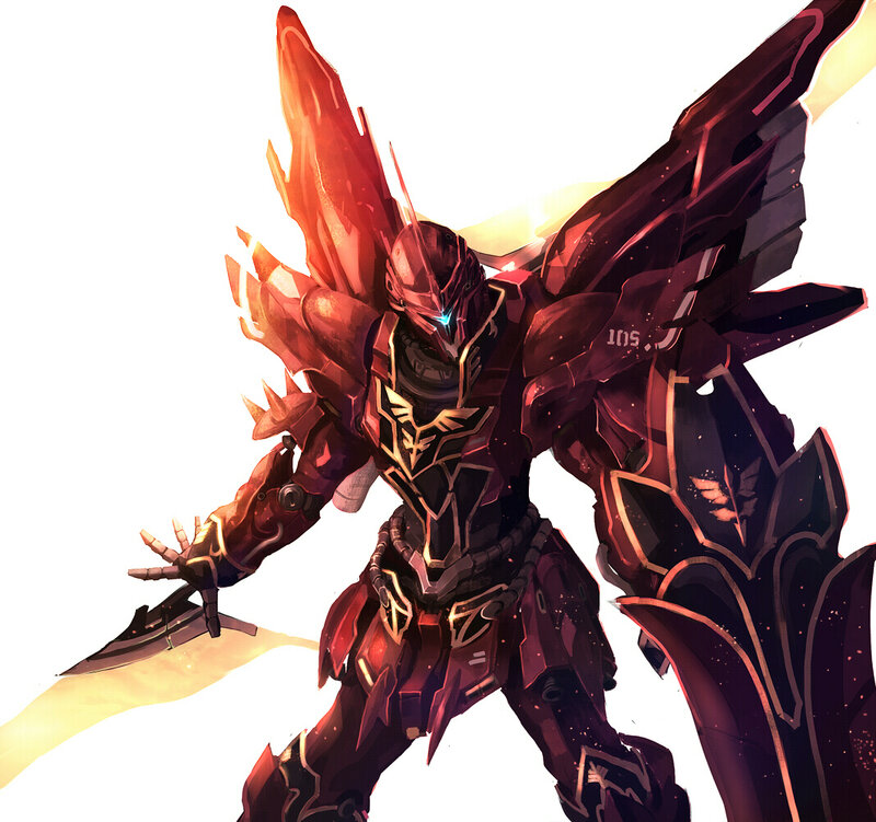 Red Armored Mech