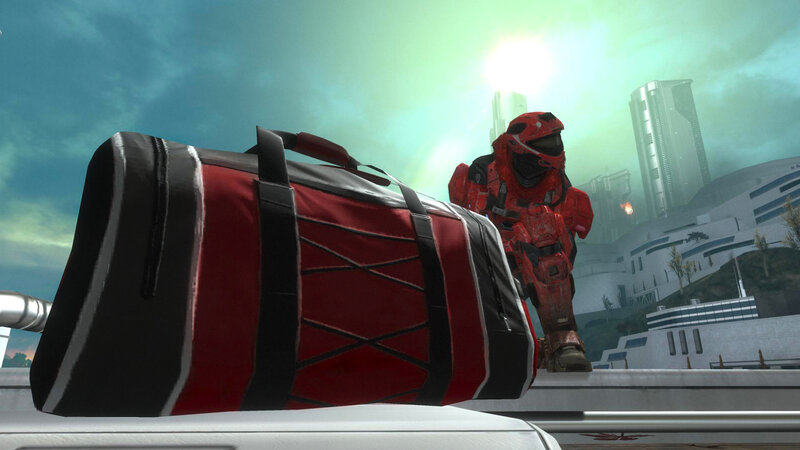 Red Armored Soldier — Dramatic
