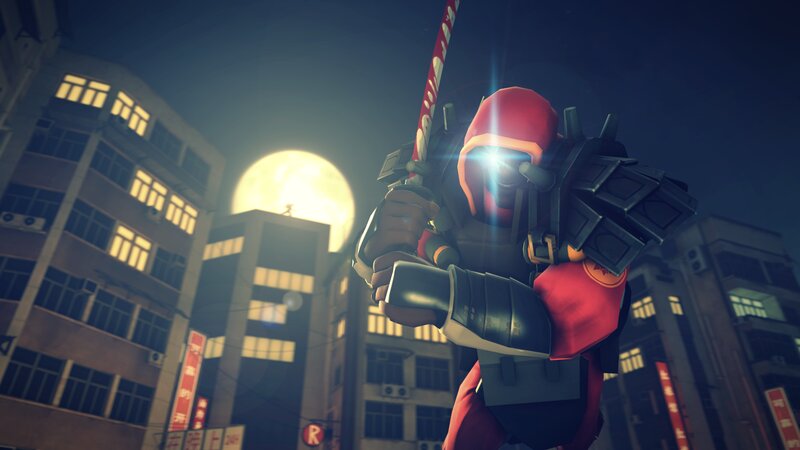 Red-armored Soldier — Red, Dramatic