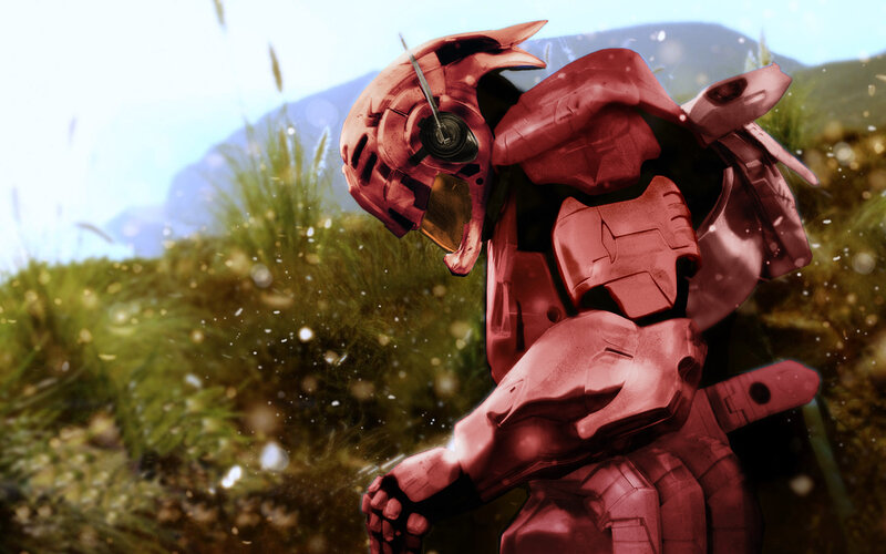 Red Armored Soldier