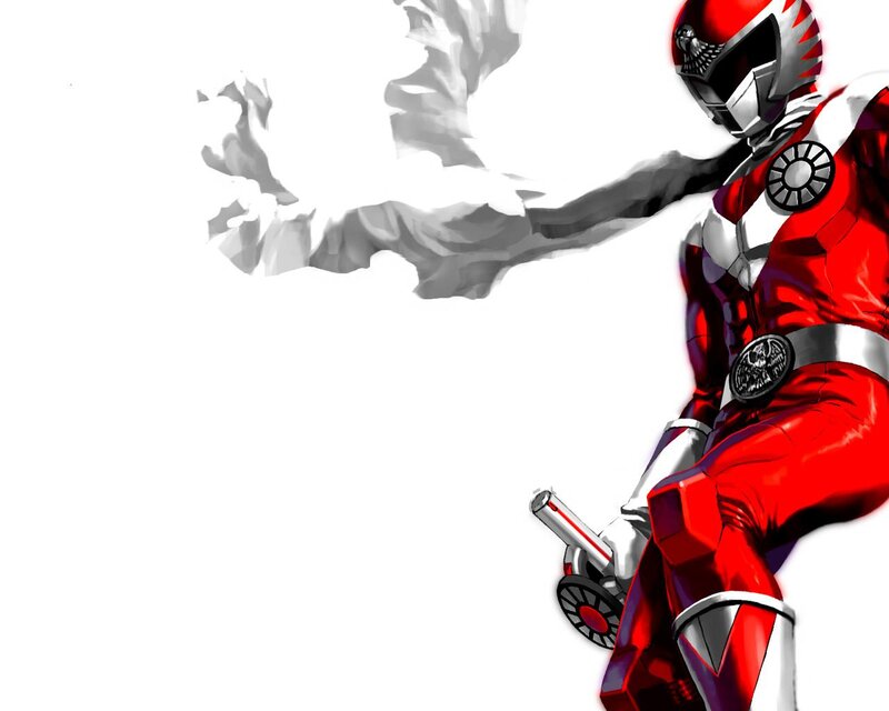 Red Armored Superhero — Action