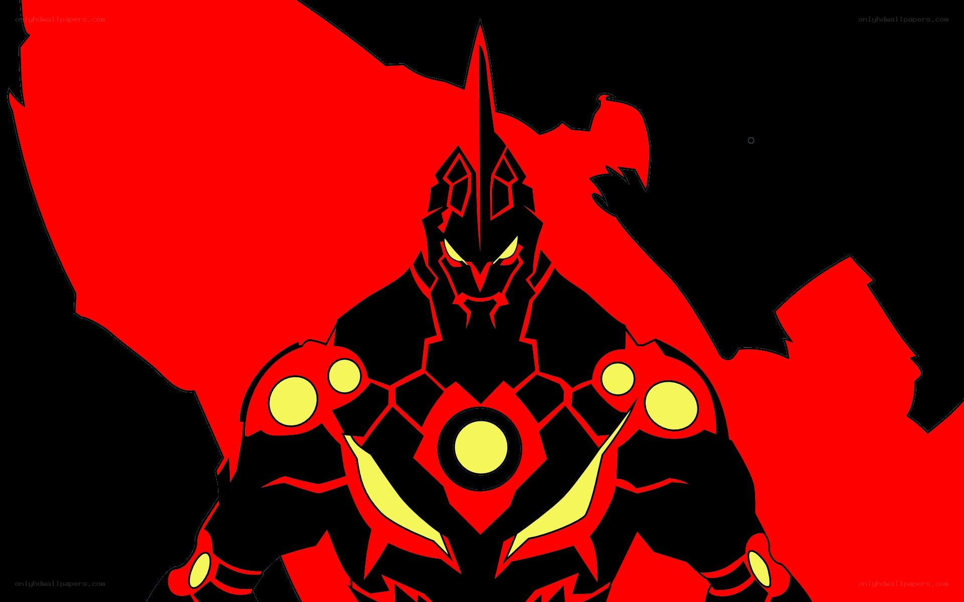 red armored superhero