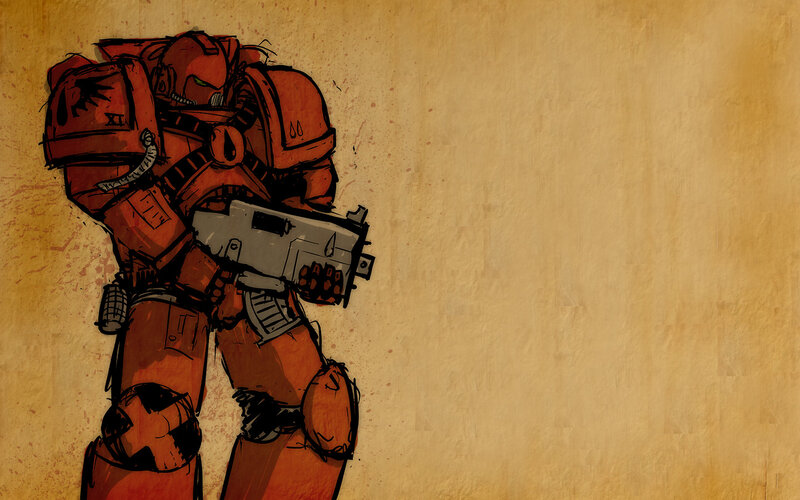 red armored warrior