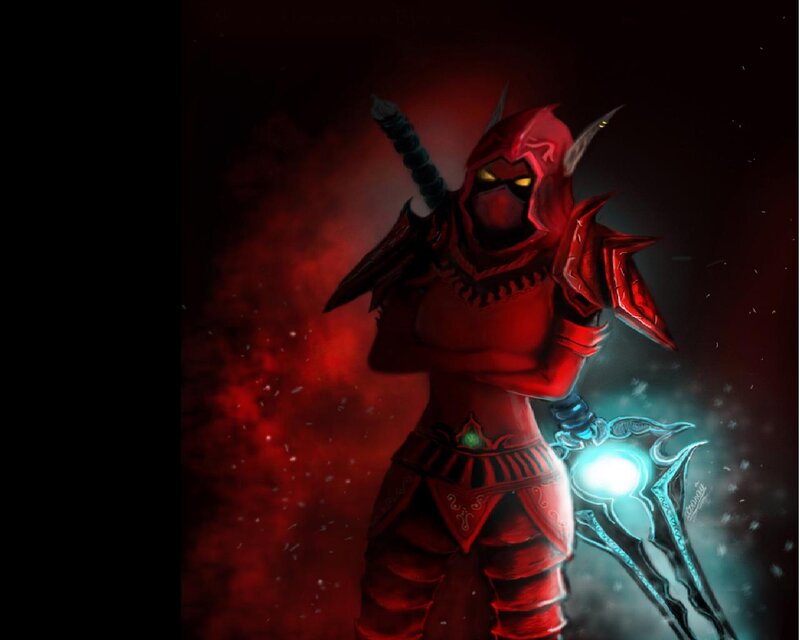 Red-armored Warrior — Red