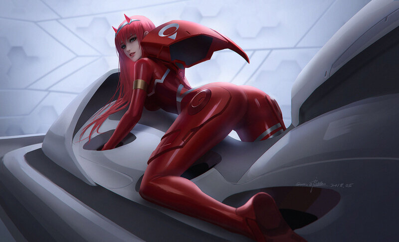 Red Armored Woman