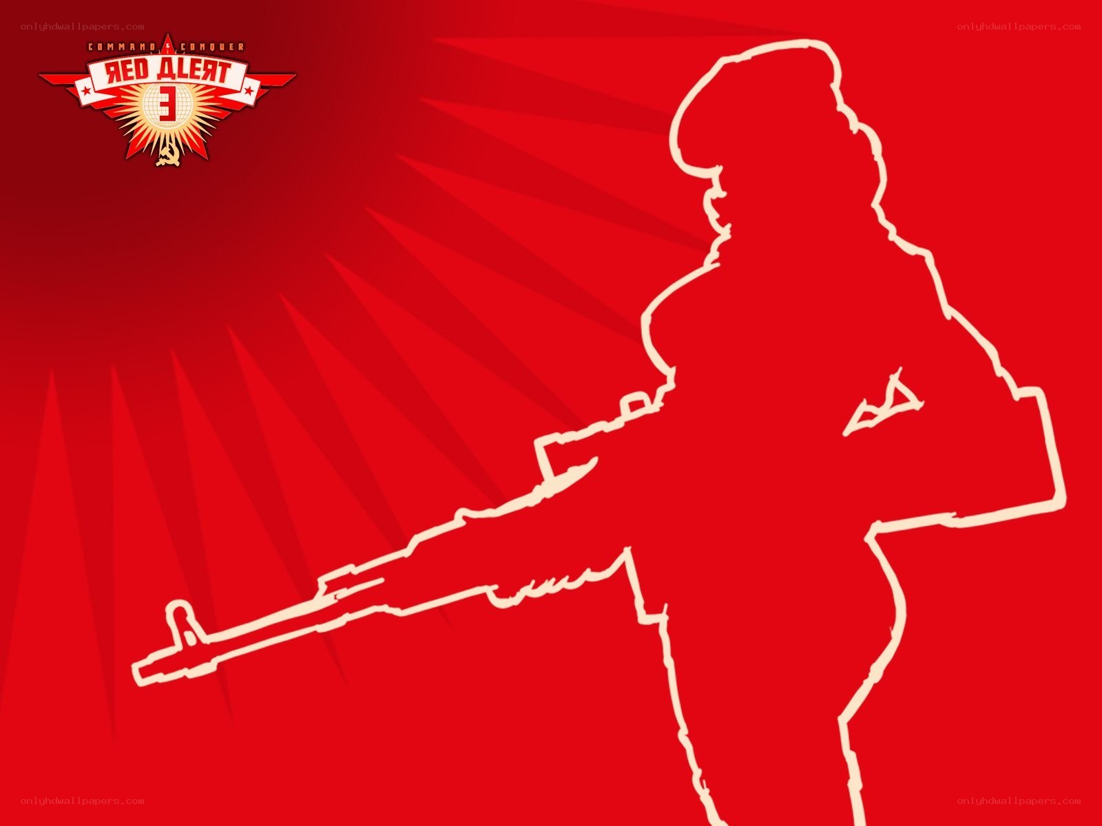 Red Army soldier silhouette