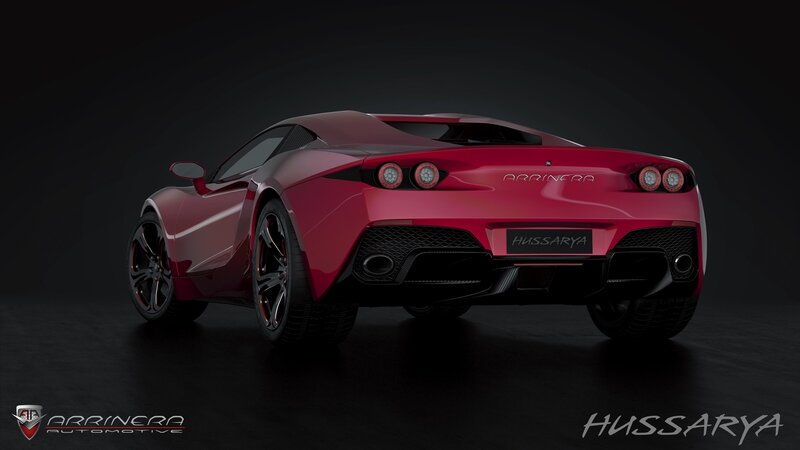 Red Arrinera Hussarya sports car