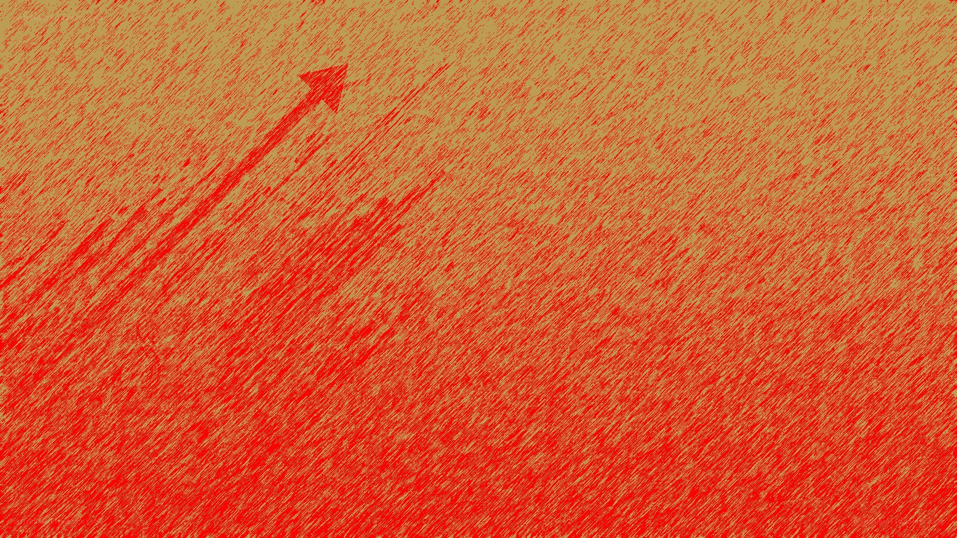 red arrow on textured background