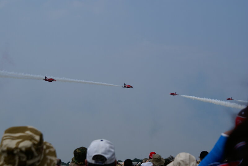 Red Arrows aerobatic display