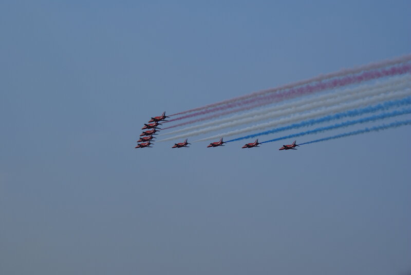 Red Arrows aerobatic display