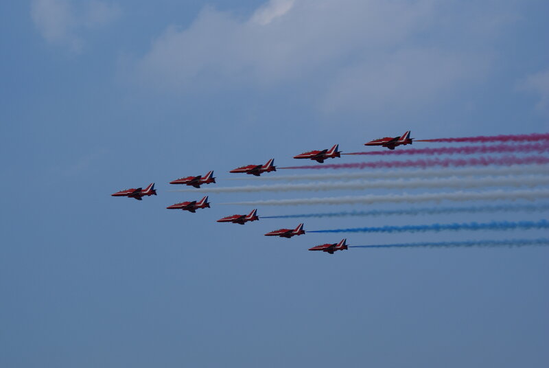 Red Arrows aerobatic display