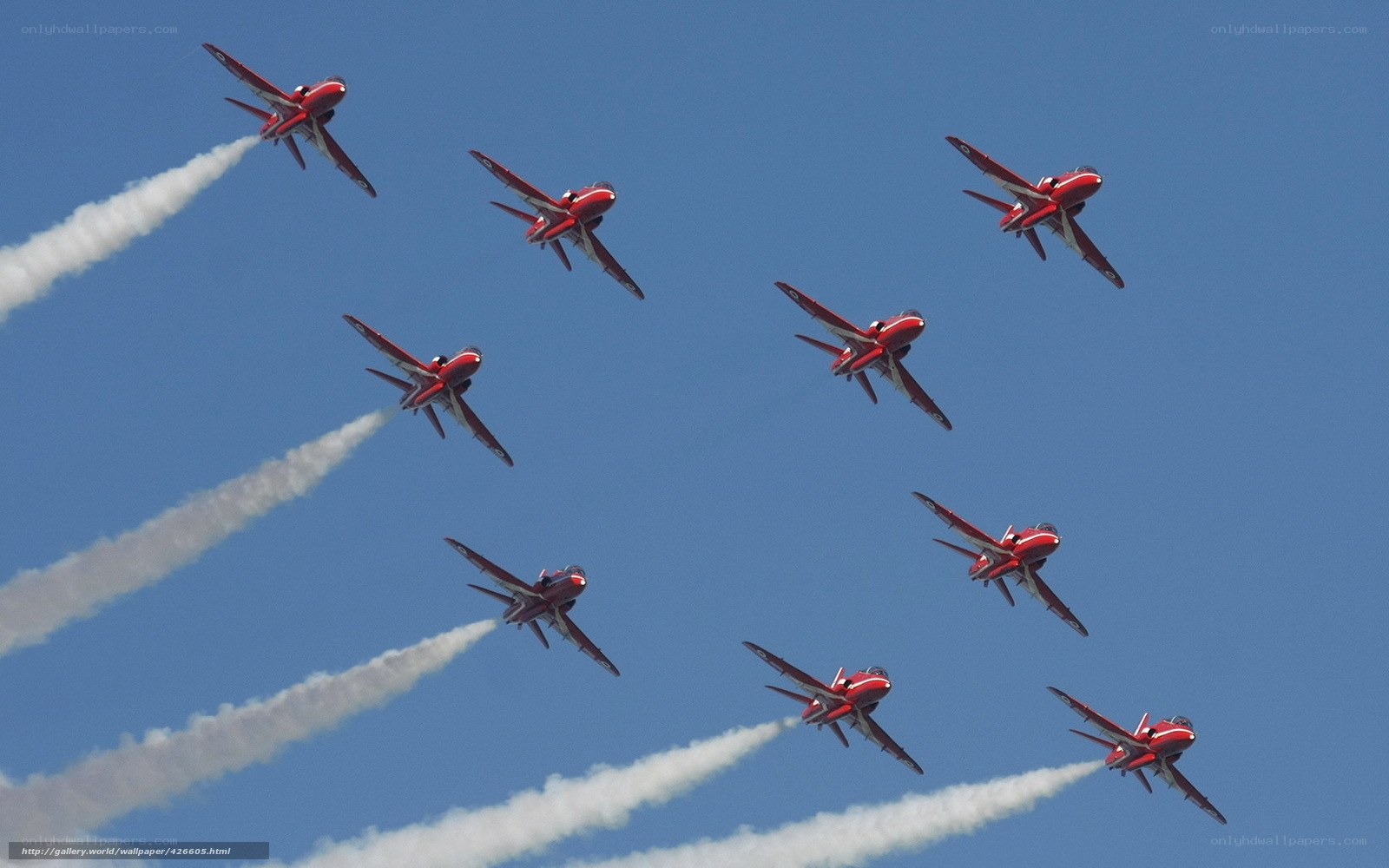 Red Arrows aerobatic display