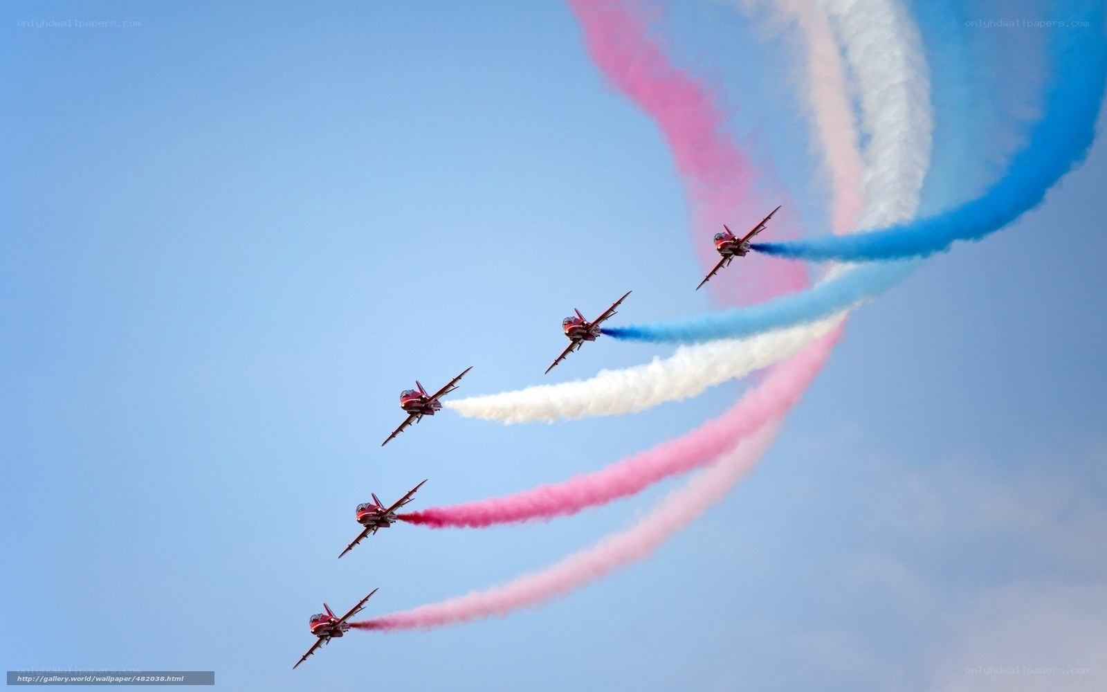 Red Arrows aerobatic display
