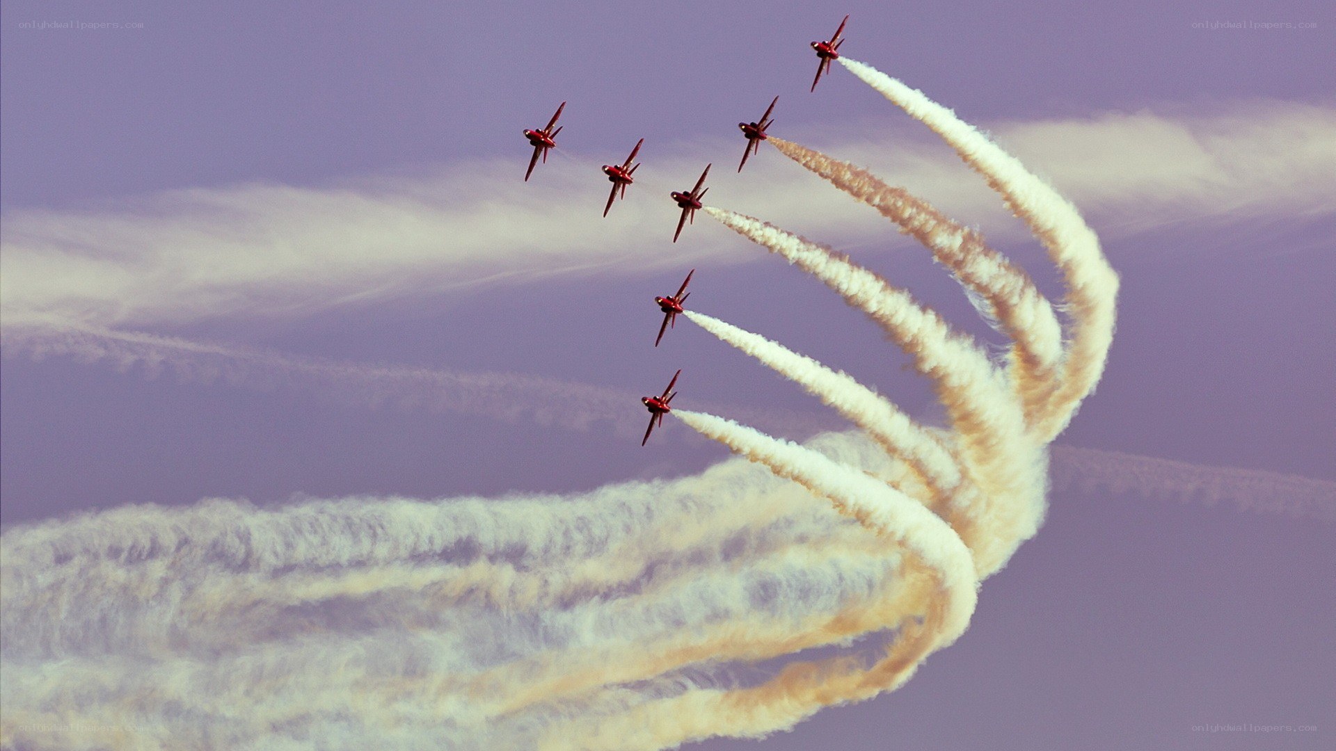 Red Arrows aerobatic display