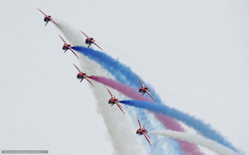 Red Arrows aerobatic display