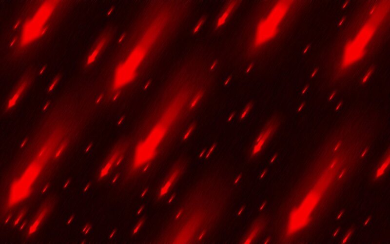 Red arrows falling diagonally