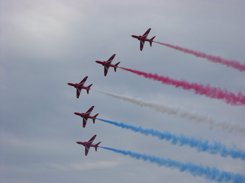 Red Arrows jet formation