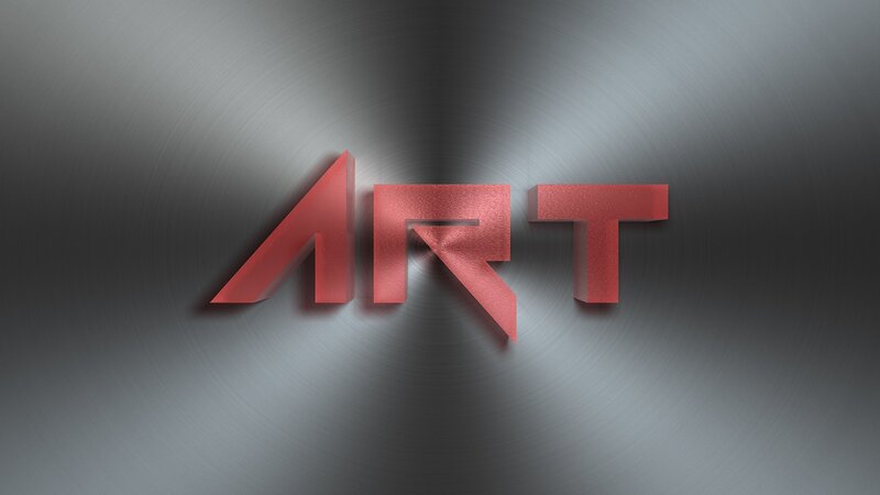 Red Art Letters