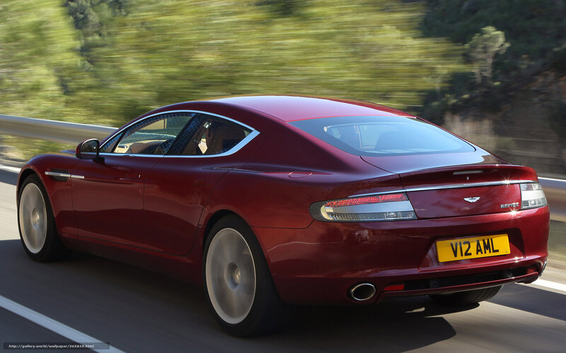 Red Aston Martin Car — Dynamic, Afternoon