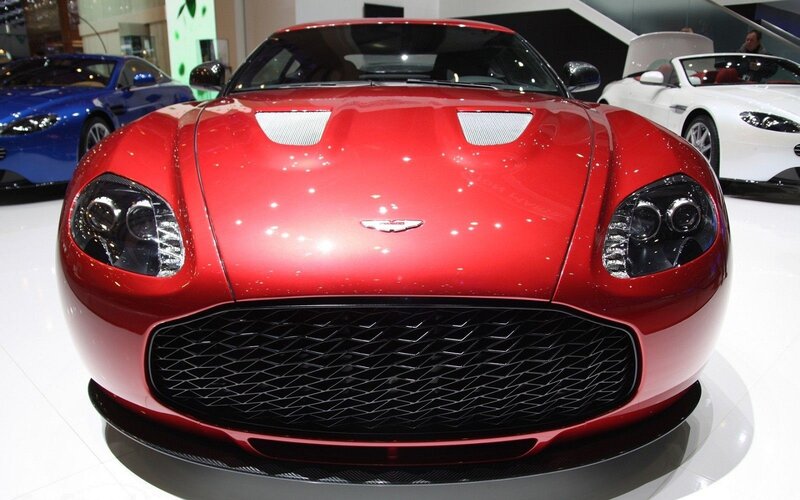 Red Aston Martin Car — Showcase