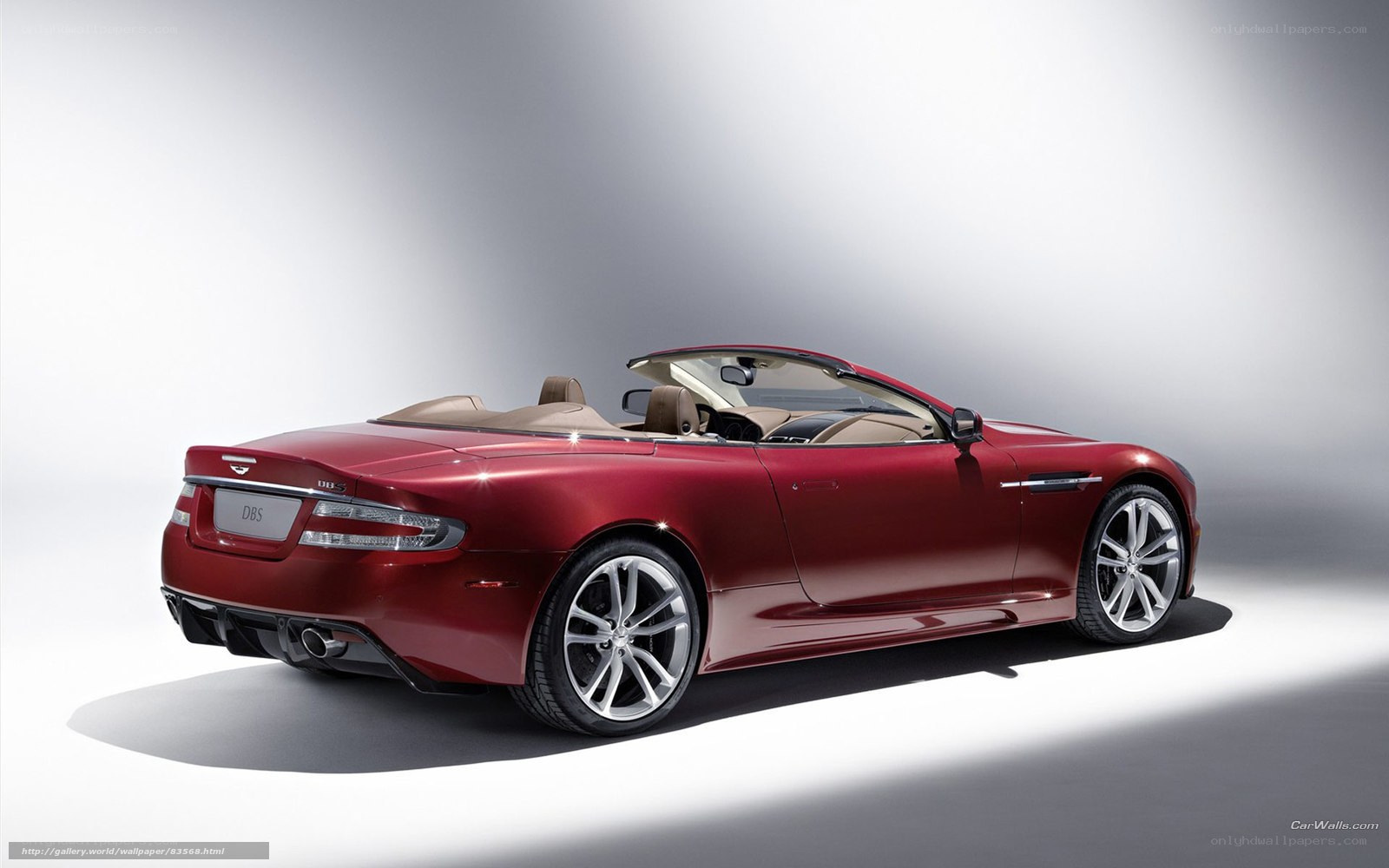 red aston martin db9 convertible