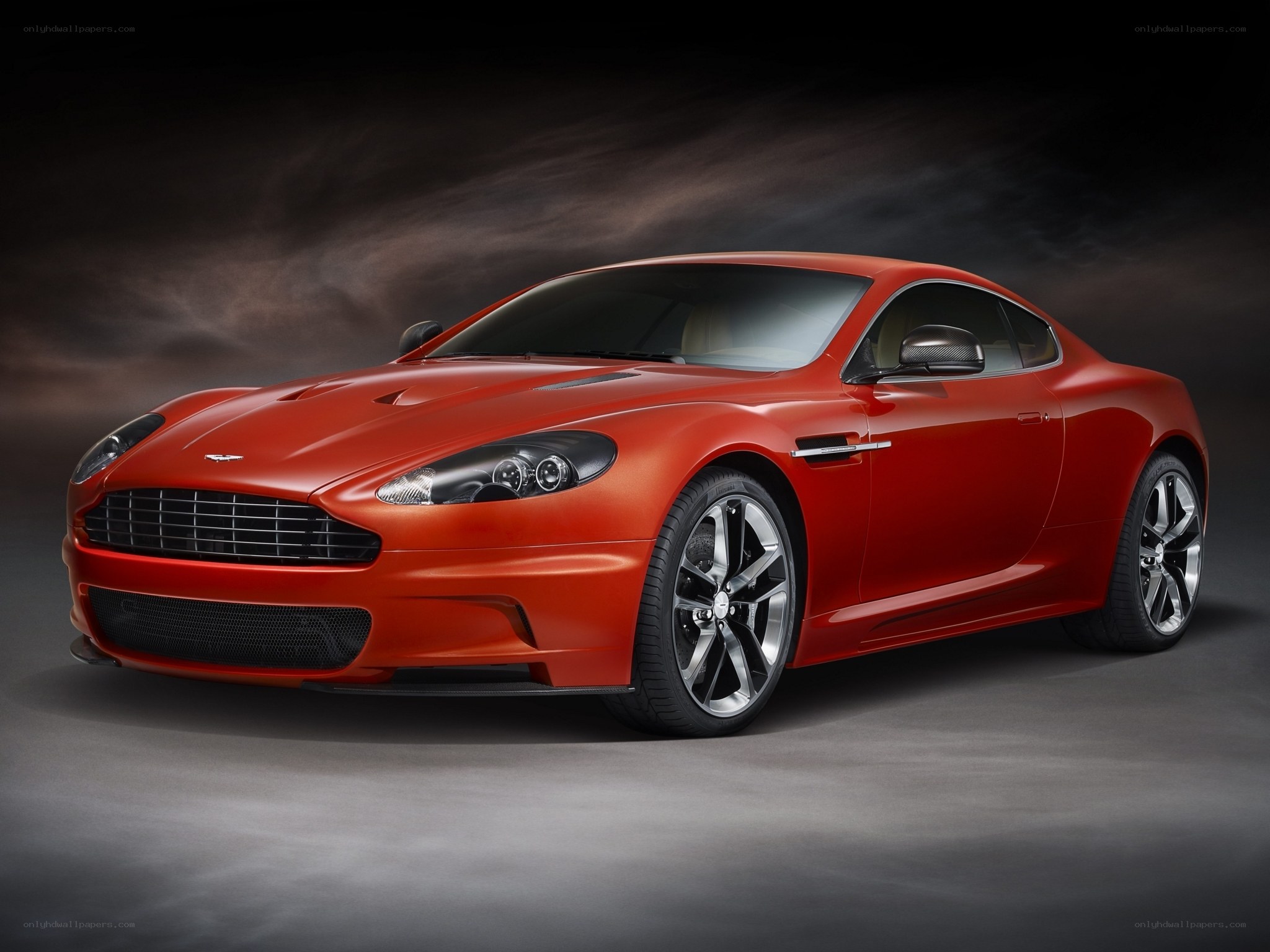 Red Aston Martin DBS