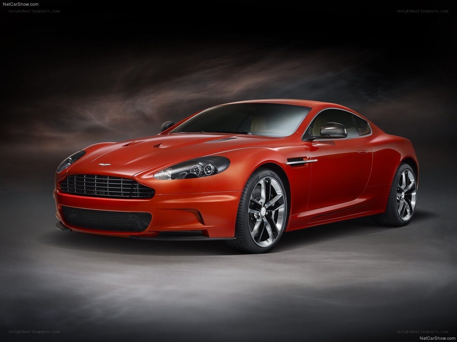 Red Aston Martin DBS
