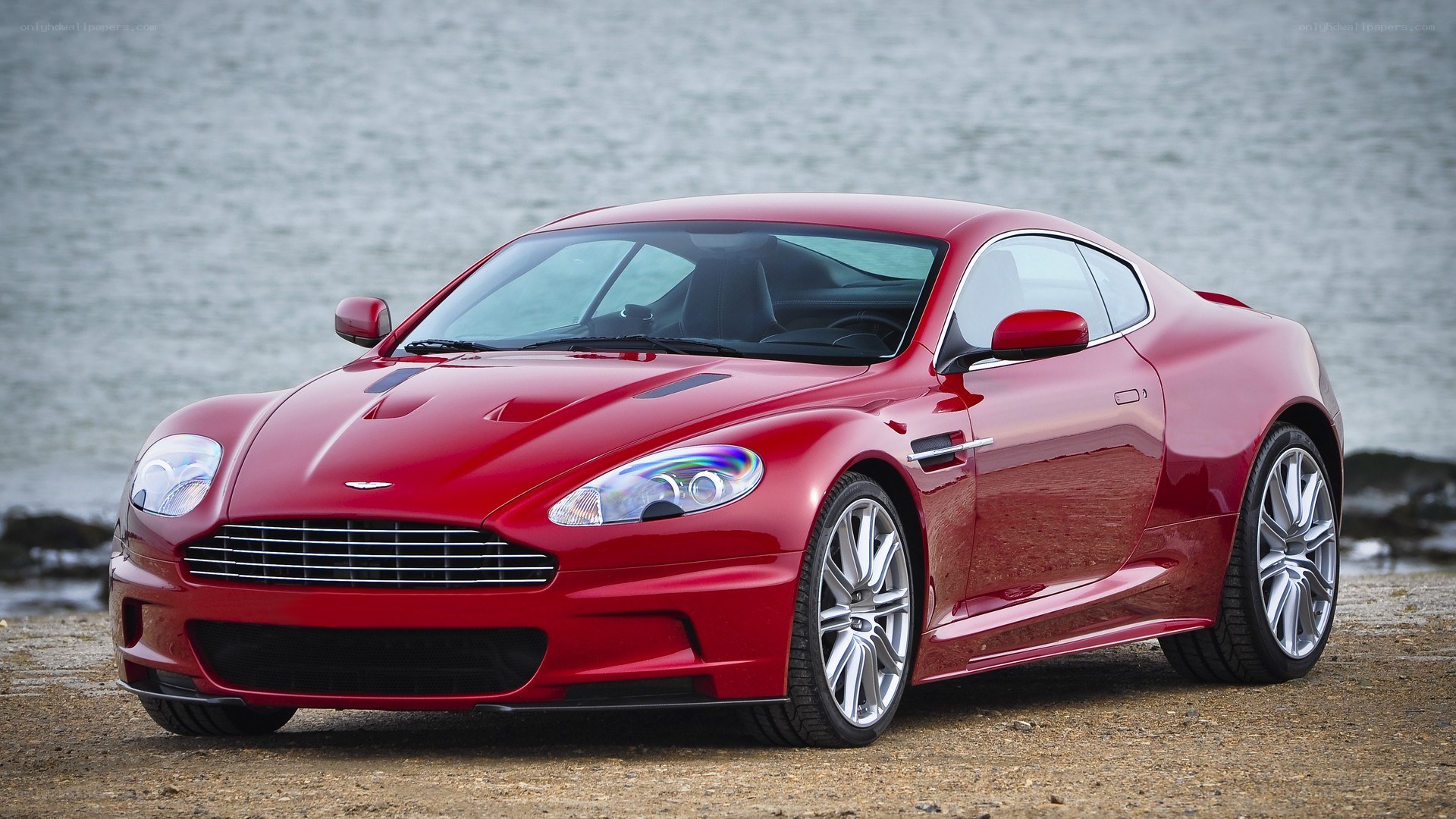 Red Aston Martin DBS