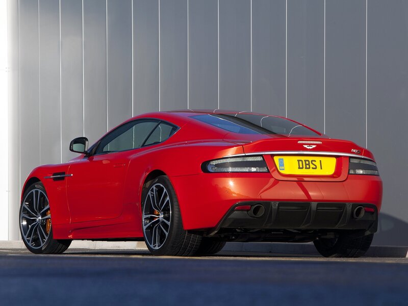 Red Aston Martin DBS