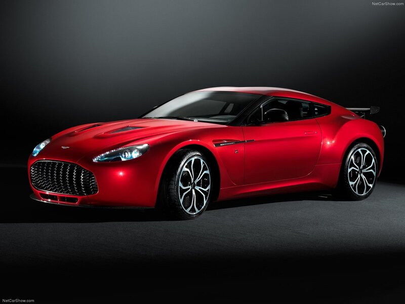 Red Aston Martin V12 Zagato