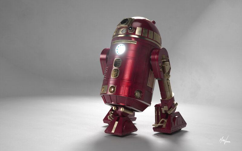 red astromech droid