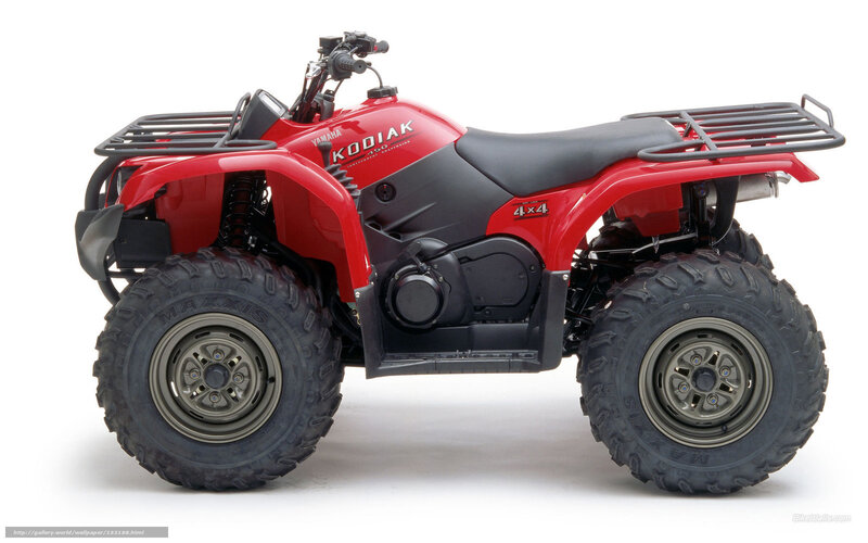 Red Atv Quad Bike — Neutral, Photograph
