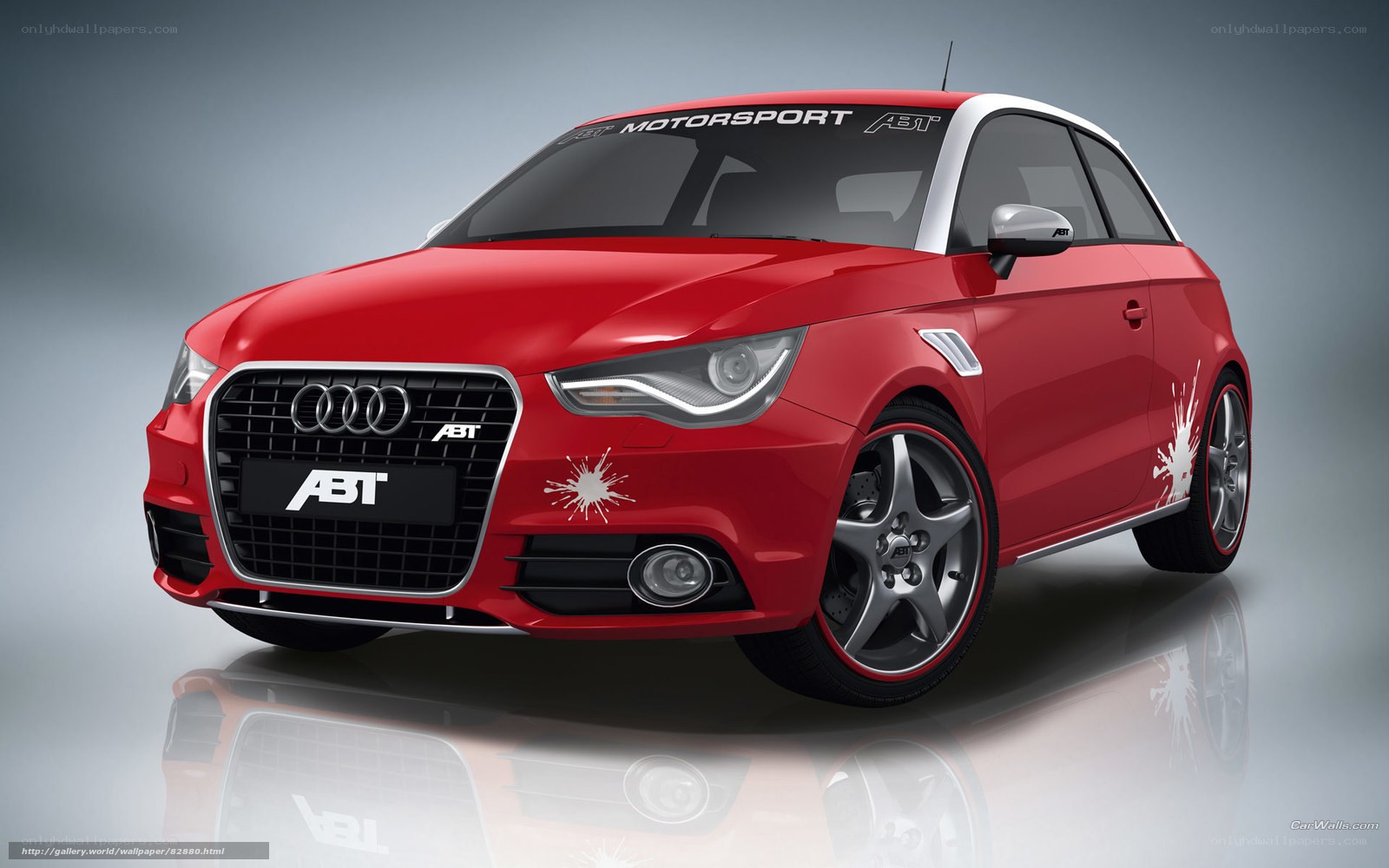 Red Audi A1 ABT Motorsport