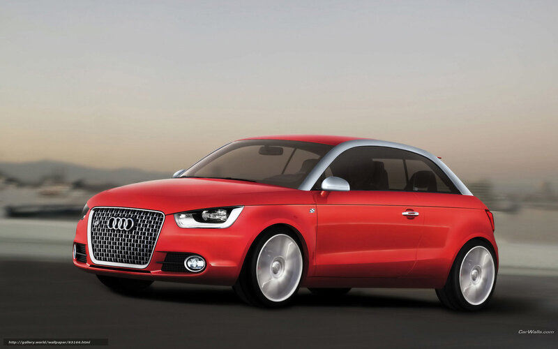 Red Audi A1 Car — Dynamic