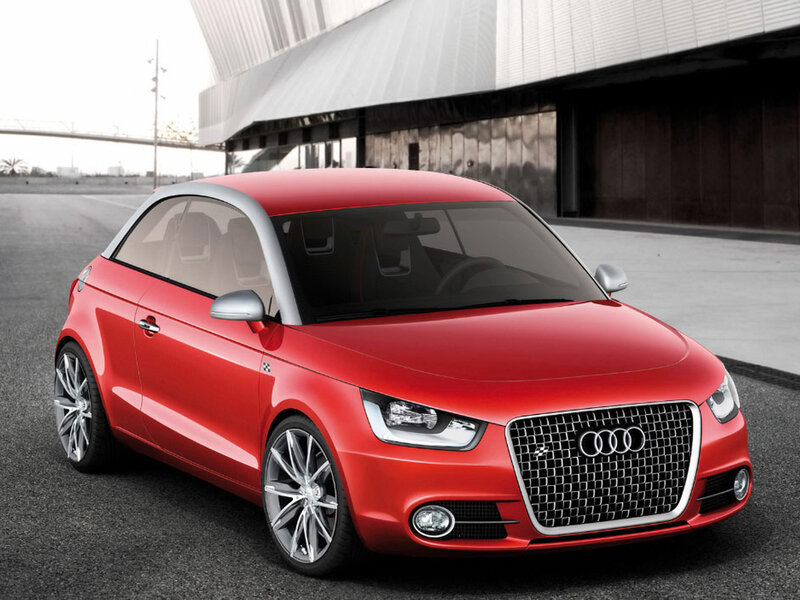 Red Audi A1 Car — Modern