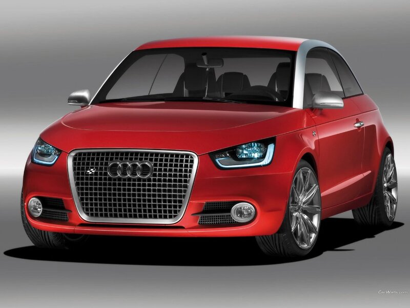 Red Audi A1 Concept