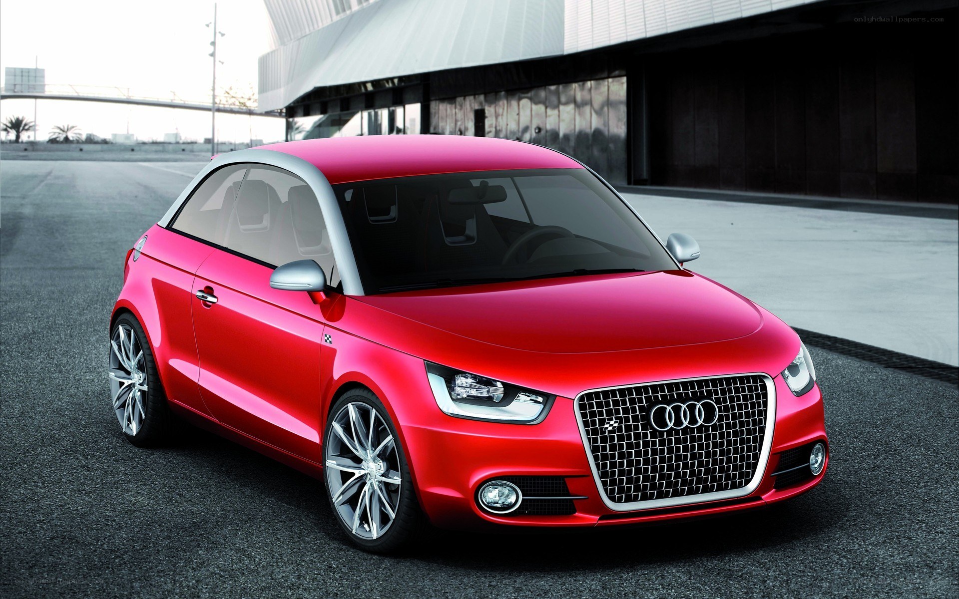Red Audi A1 Concept car