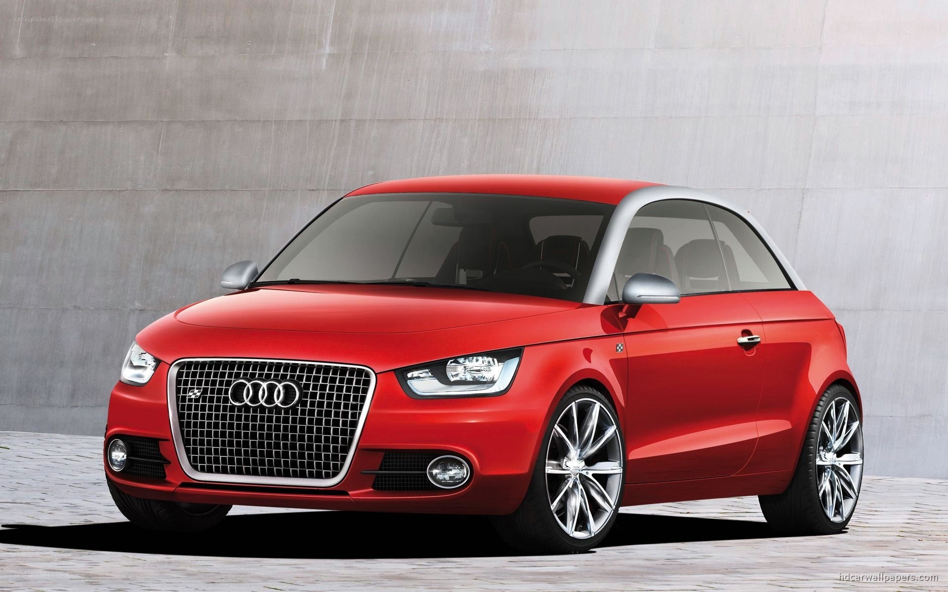 Red Audi A1 Concept Car