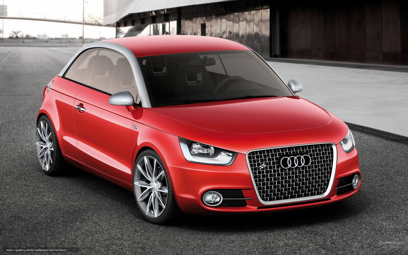 Red Audi A1 Concept