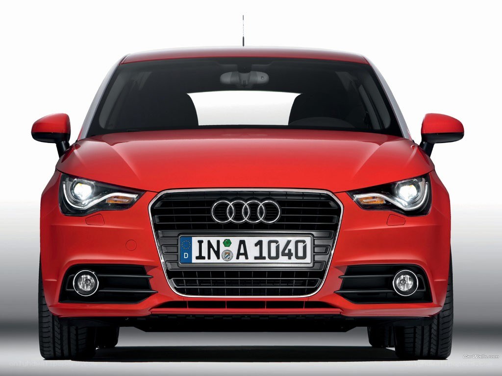red audi a1 front view