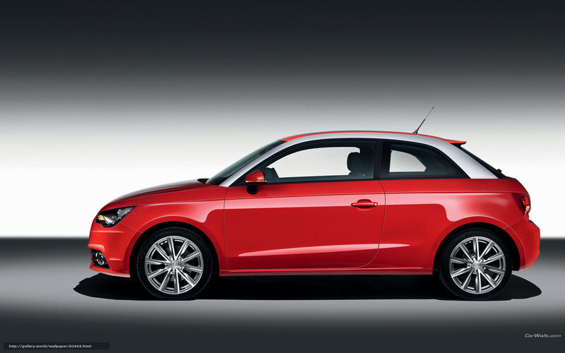 Red Audi A1 Hatchback — Dramatic