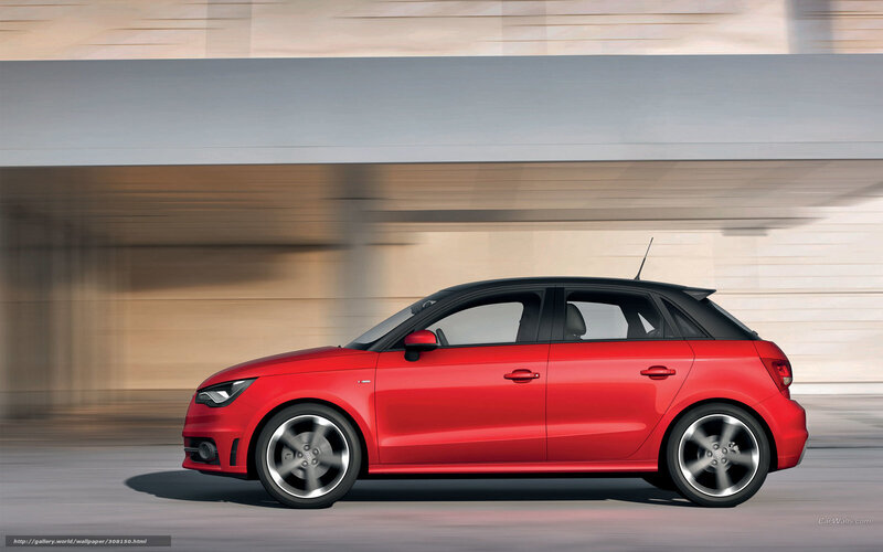 Red Audi A1 Hatchback — Dynamic