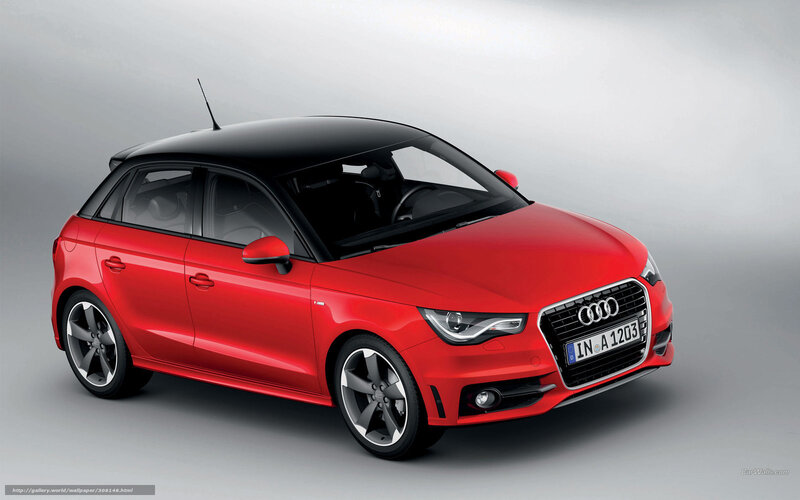 Red Audi A1 Hatchback — Neutral, Photograph