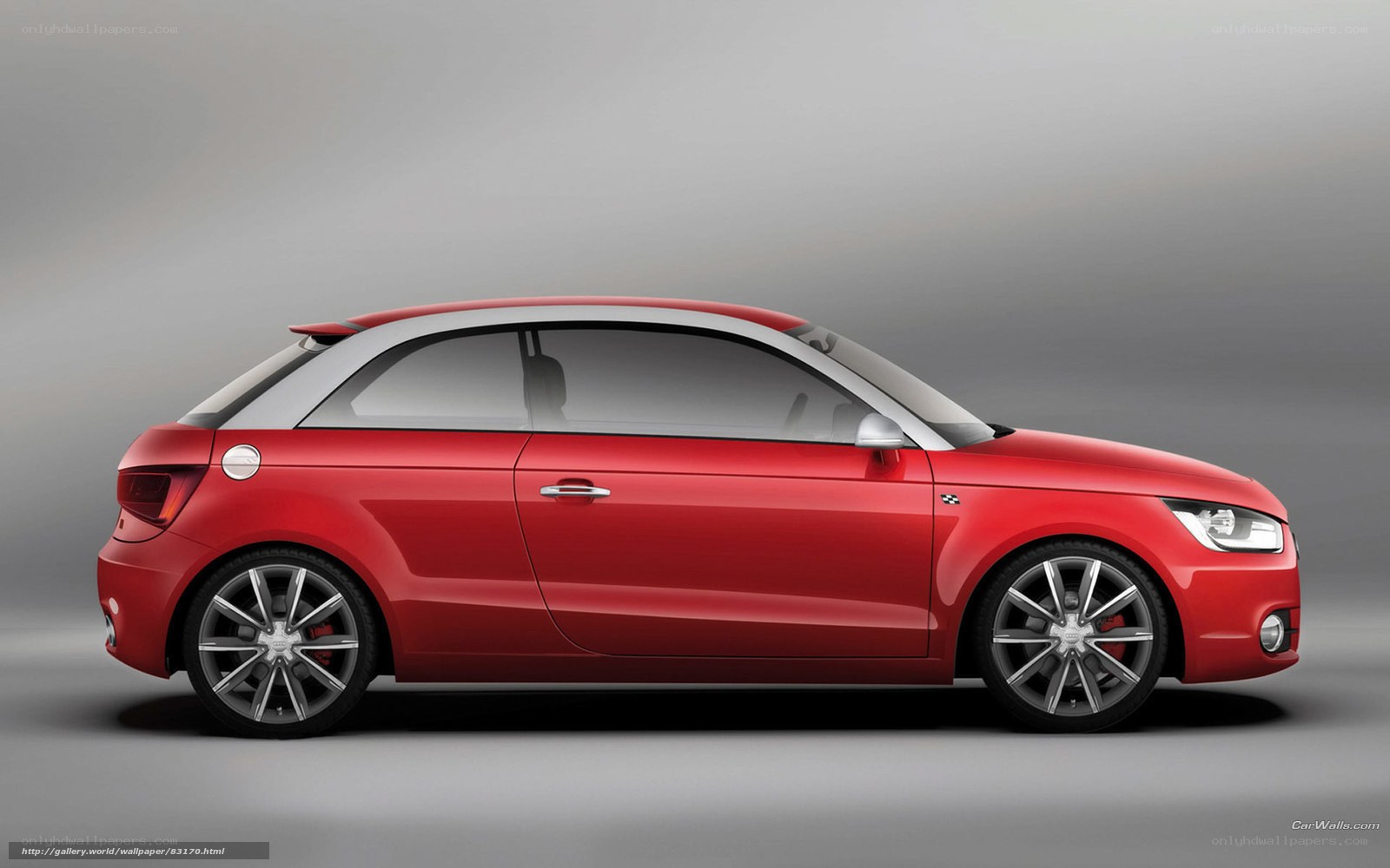 Red Audi A1 Sportback