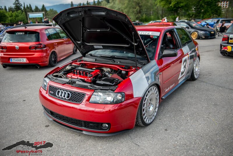 Red Audi A3 Race Car