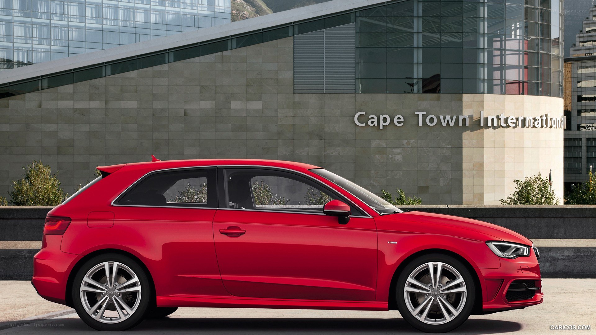 Red Audi A3 Sportback